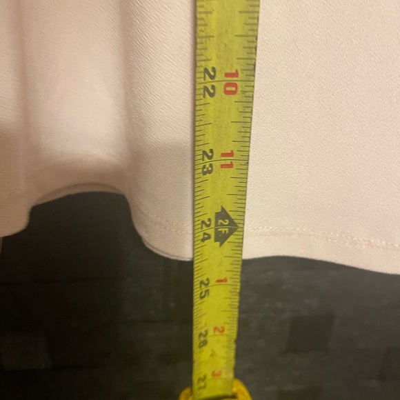 89th & Madison Womens Baby Pink Ruffle Sleeve Blouse Small - Picture 2 of 7